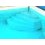 Escalier Angle Piscine XL Immergeable Hauteur 1.00