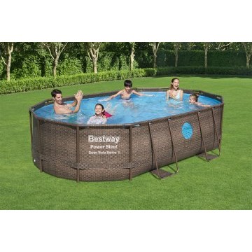 Piscine Tubulaire Ovale 4.88x3.05 1.07 Bestway