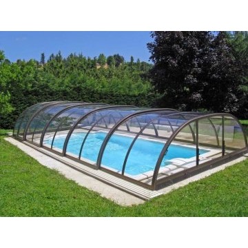 Abri Piscine Semi Haut Design Télesco. Full Vision