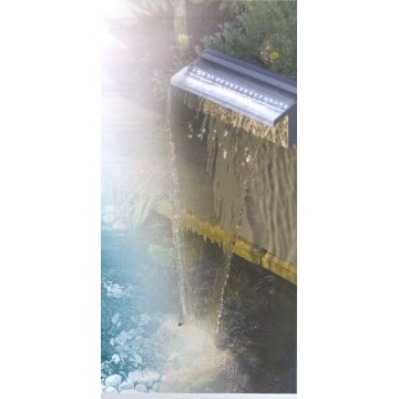 Lame d''eau inox NIAGARA 60cm + led