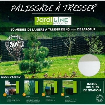 Brise Vue Clôture PVCR Vert Foncé 60M maille 43mm