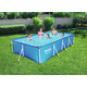 Piscine Tubulaire RECTANGLE 400X211X81CM BESTWAY