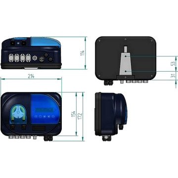 Régulateur pH/chlore PRO 3 galets SANS SONDE Nu