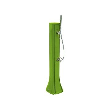 Douche Solaire PE Basse 23L Vert + rince pied