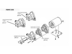 Pièces pompe eau elec. multicellulaire